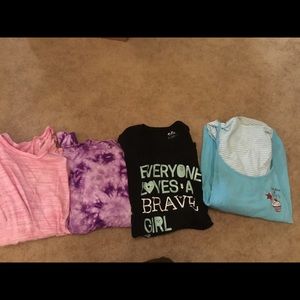 4 shirts